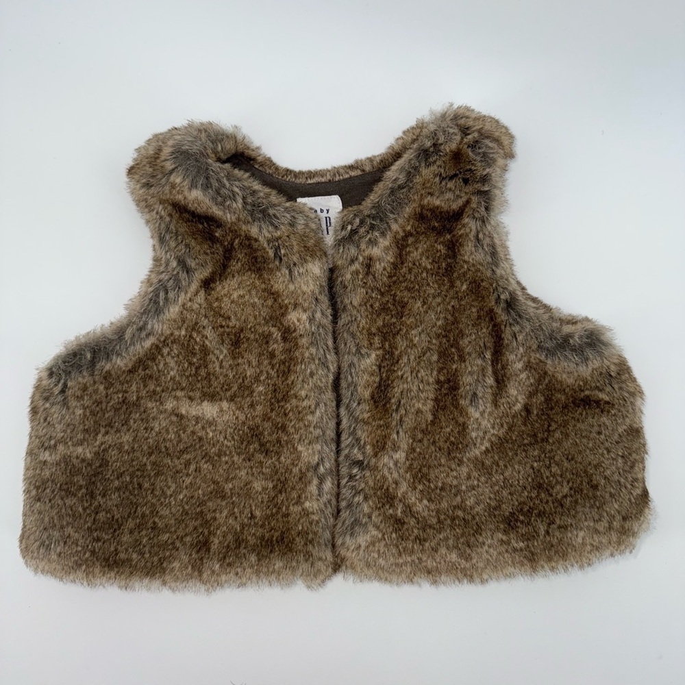 Baby Gap Girl Faux Fur Vest